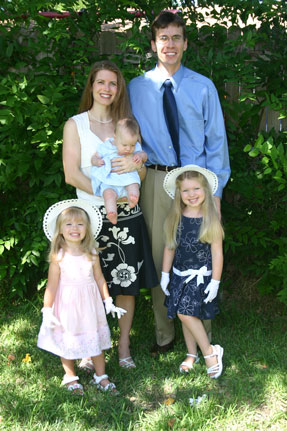 Jeremy with his wife, Wendy, and their three daughters, Taylor, Selah, and Kahlea